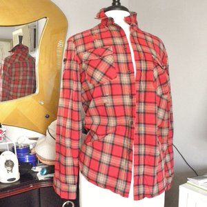 Forever 21 men's or women cotton flannel  imitate shirt